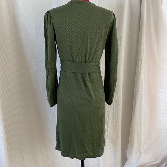 A.P.C. Paris green embossed French designer tunic dresss - Picture 9 of 11